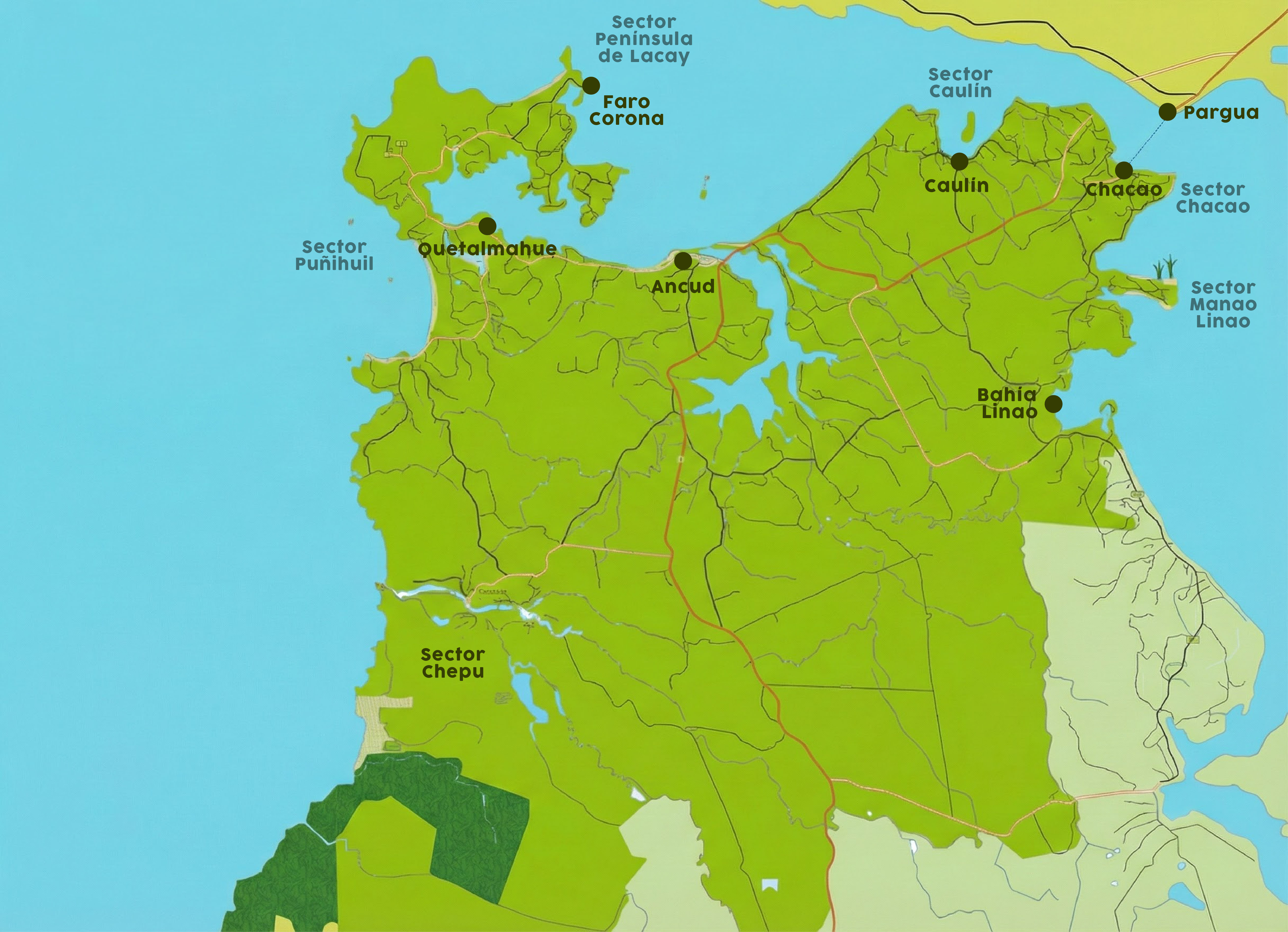 Mapa de Ancud